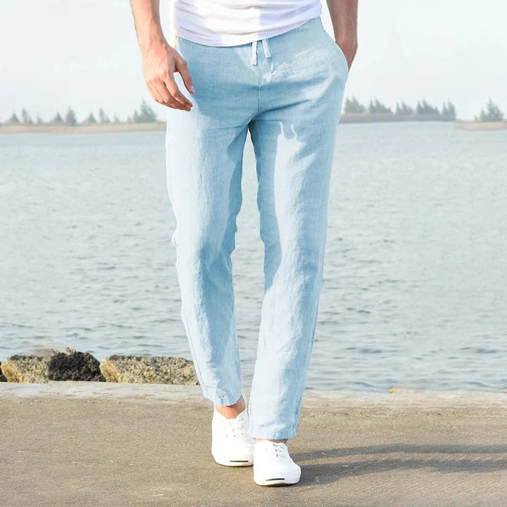 Daler | Pantalon Lin Décontracté pour Hommes