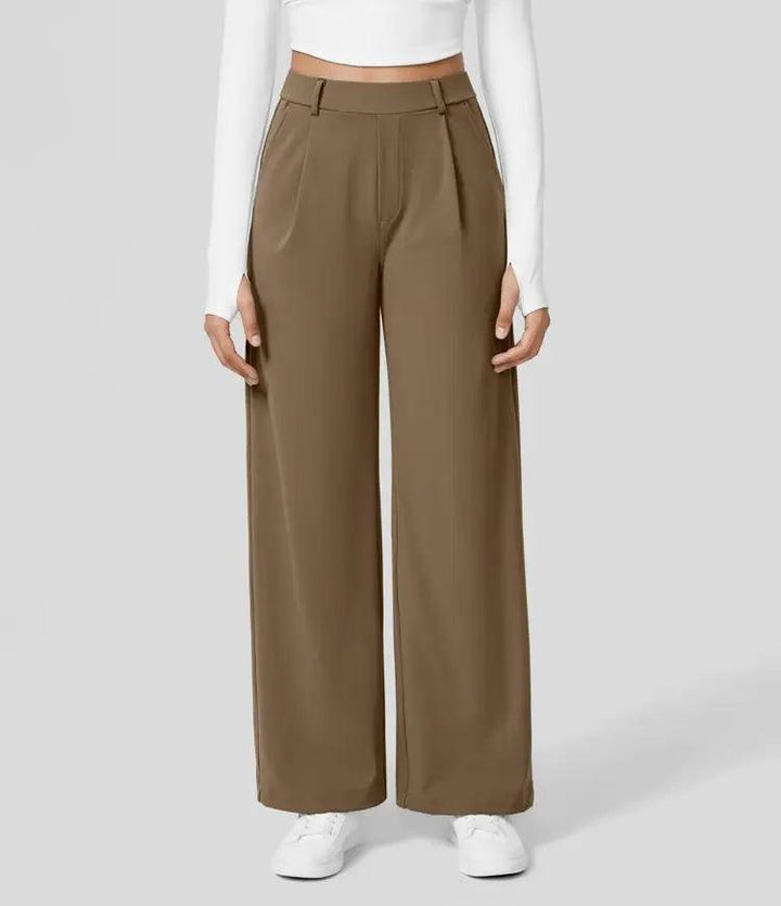 Natalya - Pantalon décontracté élégant à coupe droite