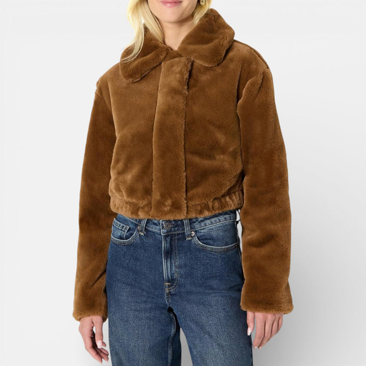 Lauryn - Veste courte oversize chaude et stylée