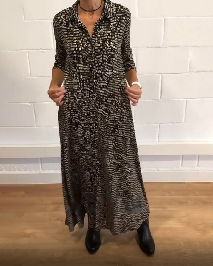 Bryony | Robe Imprimée V-Neck
