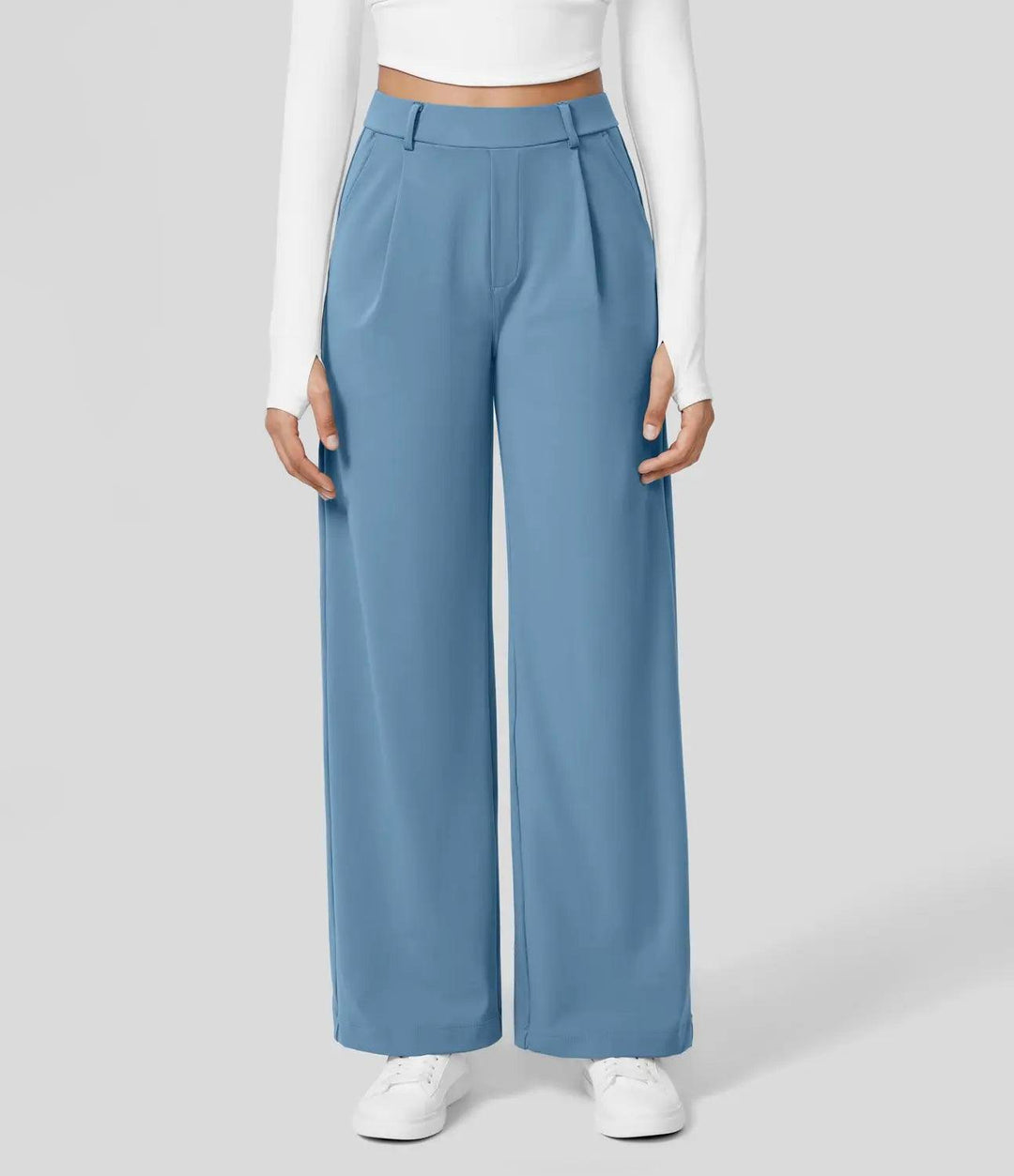 Natalya - Pantalon décontracté élégant à coupe droite