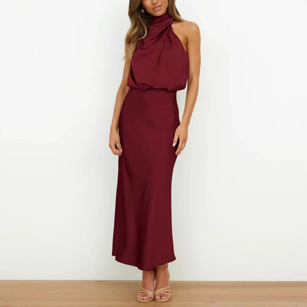 Romana | Robe de fête en satinv