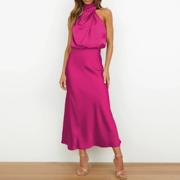 Romana | Robe de fête en satinv