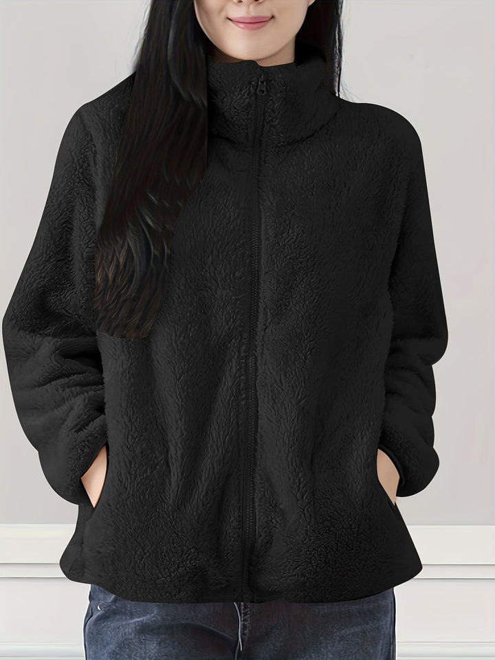 Inaya - Veste en polaire texturée cosy