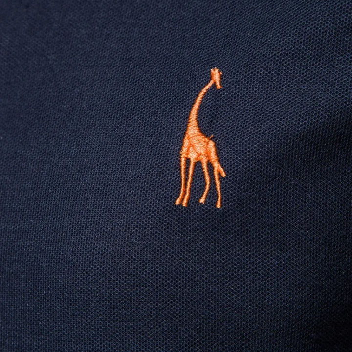 Polo classique avec contraste rouge élégant pour Homme – Juliu