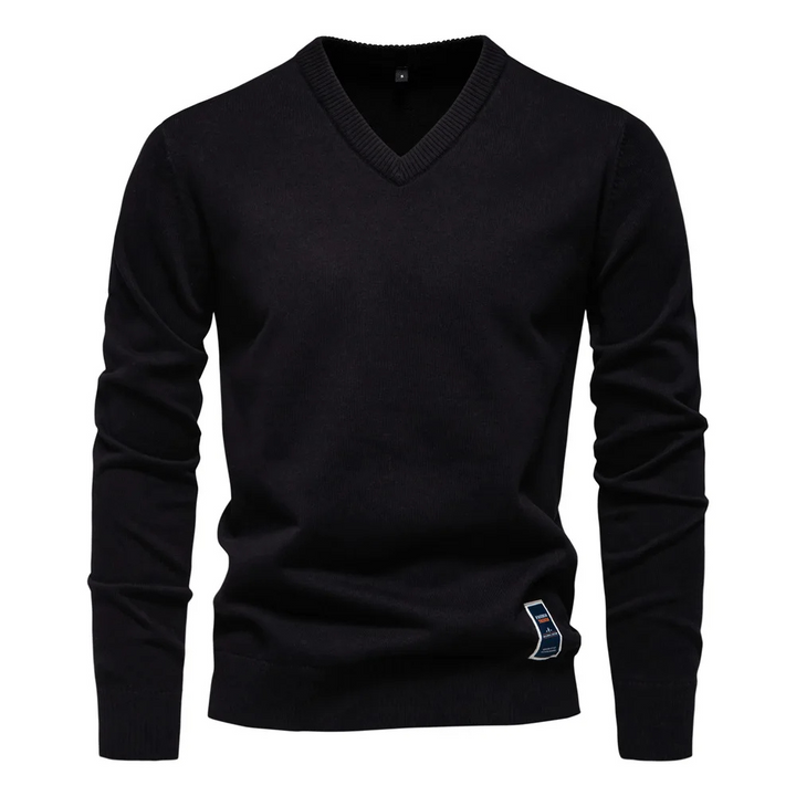 Angus | Pull classique col V homme