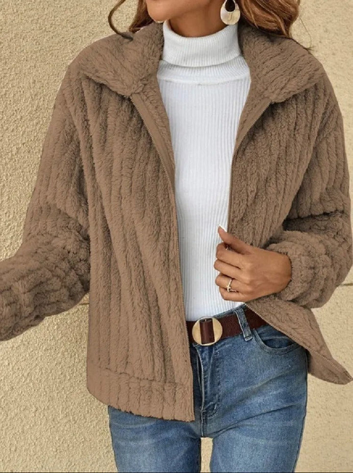 Laurie - Veste d’hiver élégante, douce et chaude