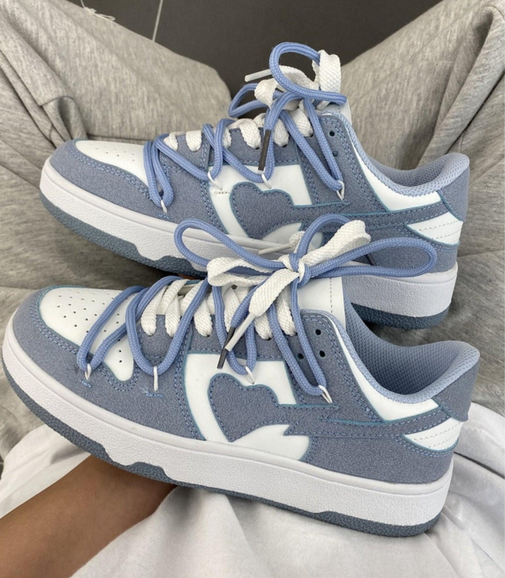 Sanaa | Chaussures de sneakers avec design de cœur pour femmes