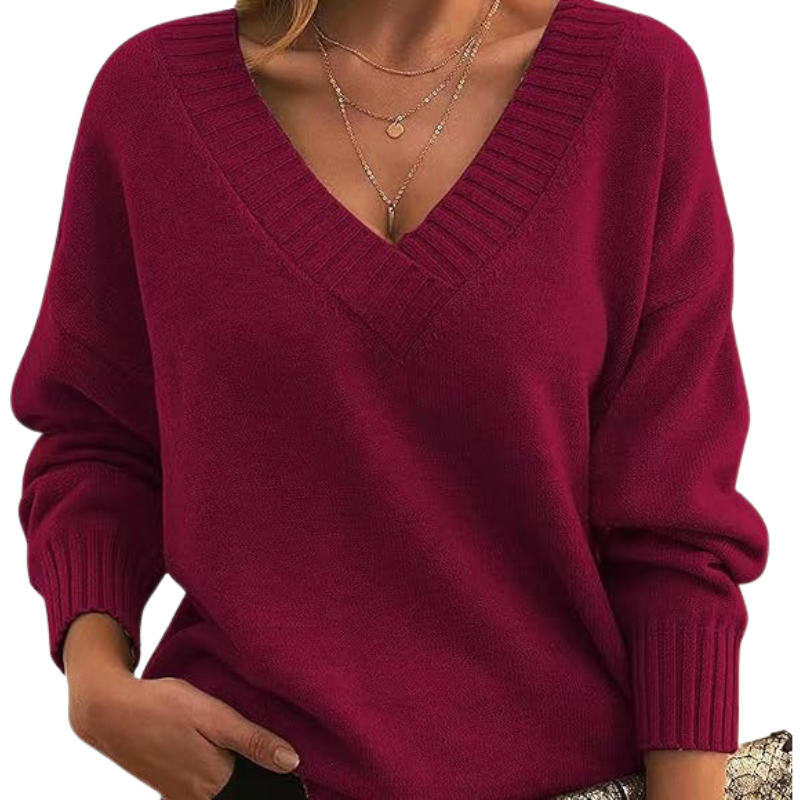 Sprita | Pull en cachemire col en V pour femmes