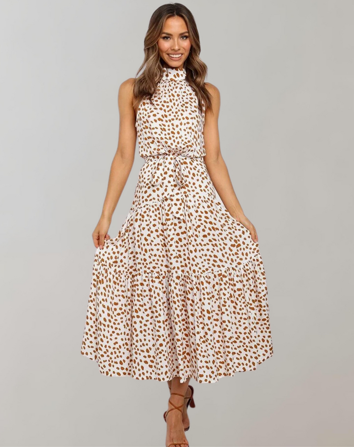 Guwisti | Longue robe à pois pour les loisirs