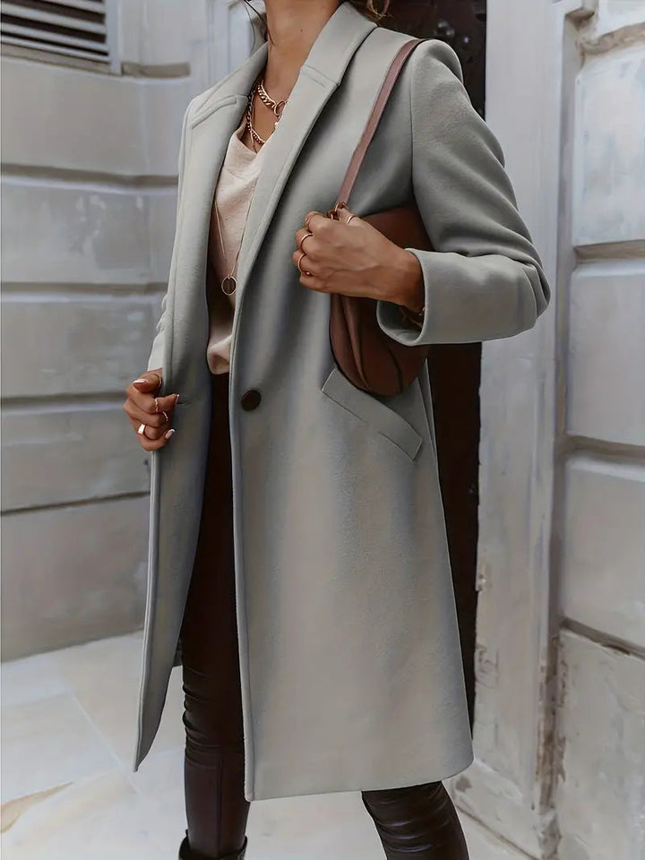 Naureen - Trench long élégant et polyvalent pour femme