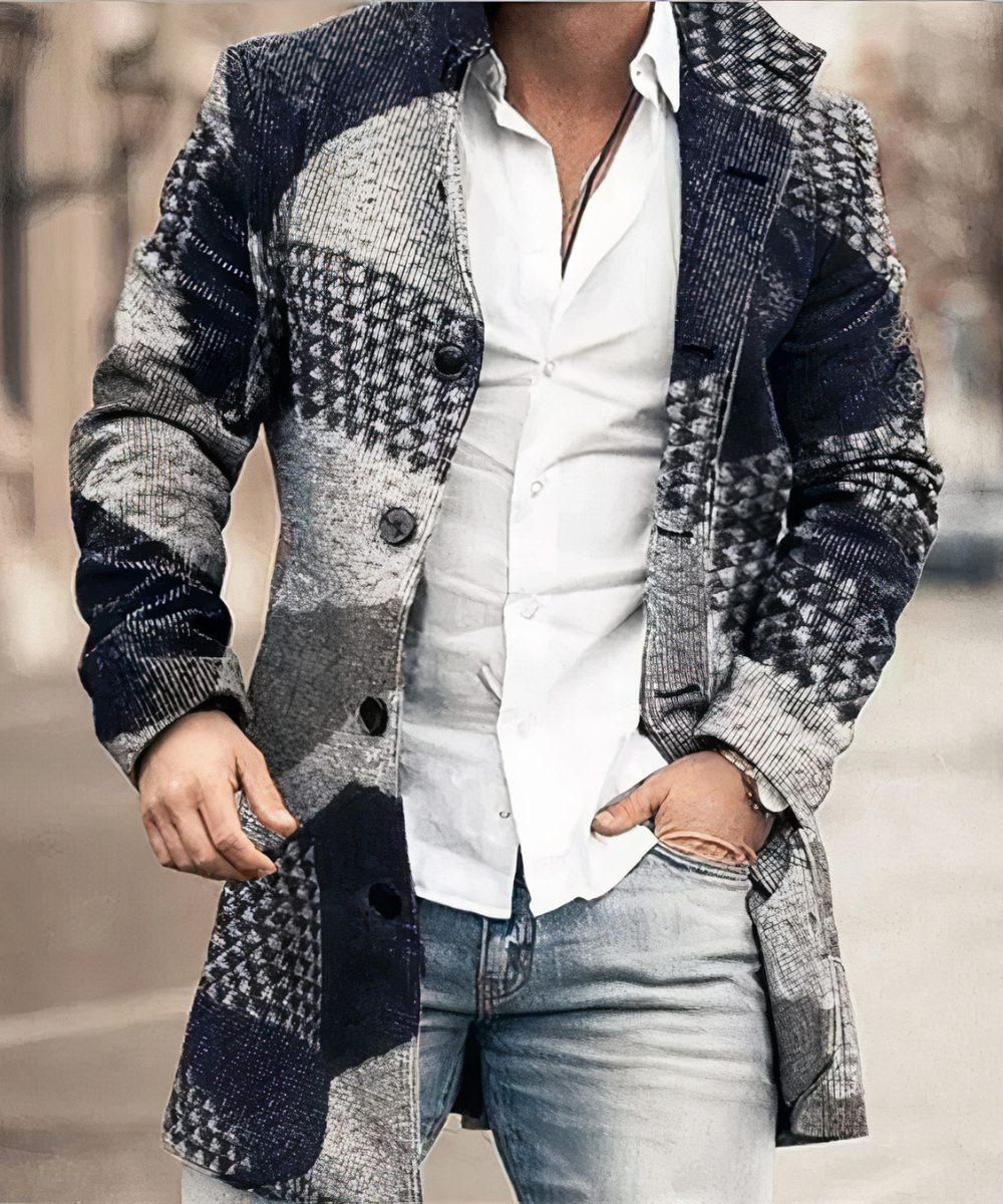 Alan | Trench-coat élégant pour hommes