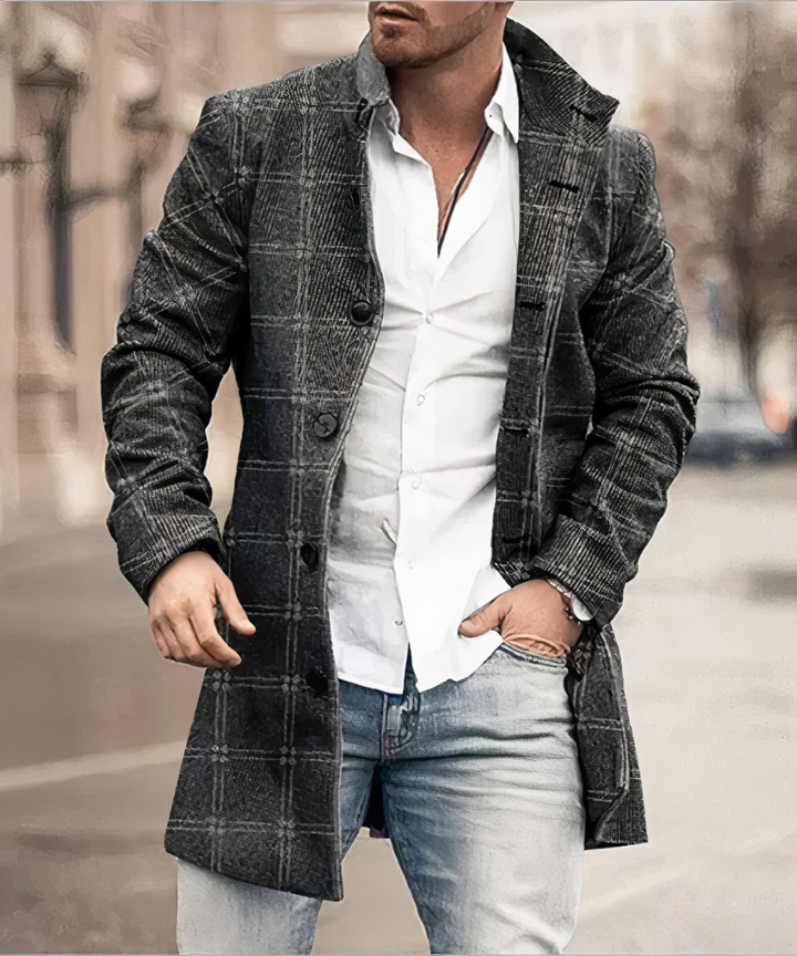 Alan | Trench-coat élégant pour hommes