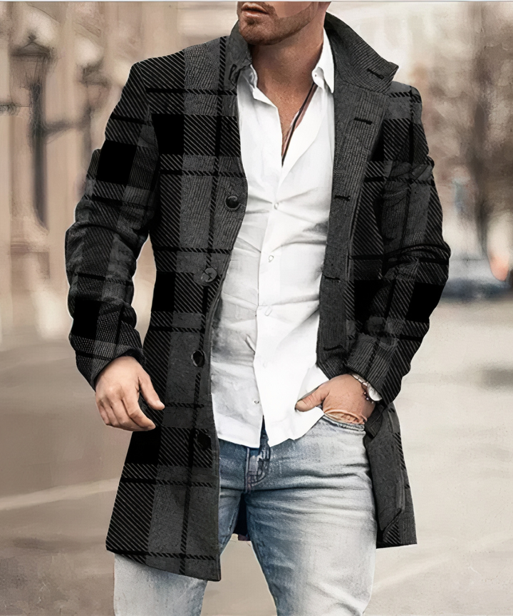 Alan | Trench-coat élégant pour hommes