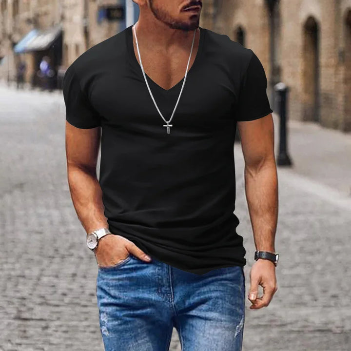 Aaron | T-shirt ajusté décontracté pour hommes