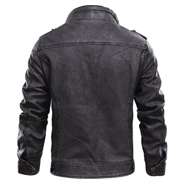 Homme Noir Court Veste – Thomas