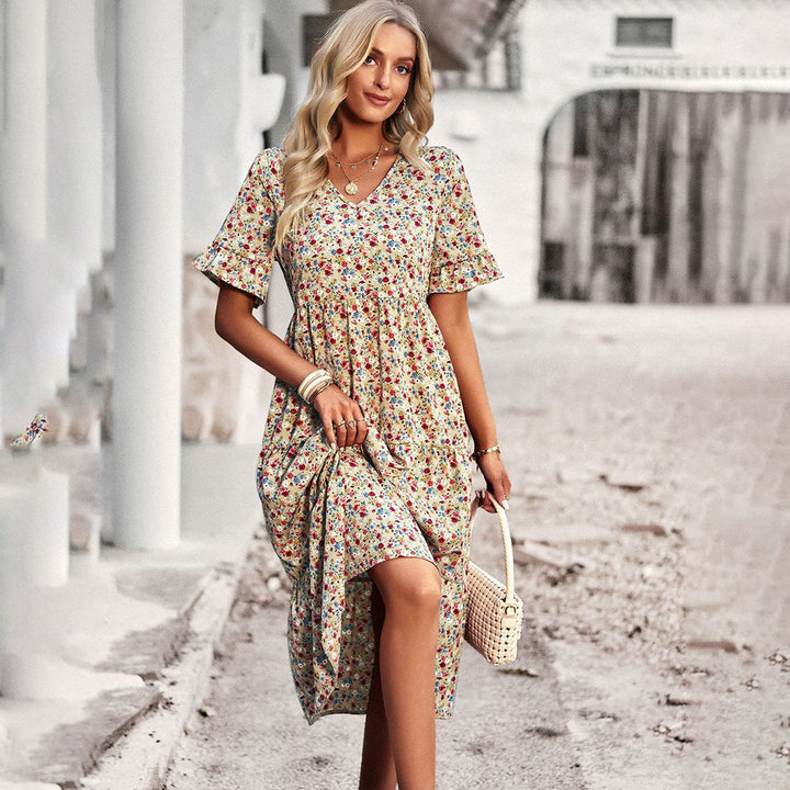 Odeta | Robe d'été fleurie
