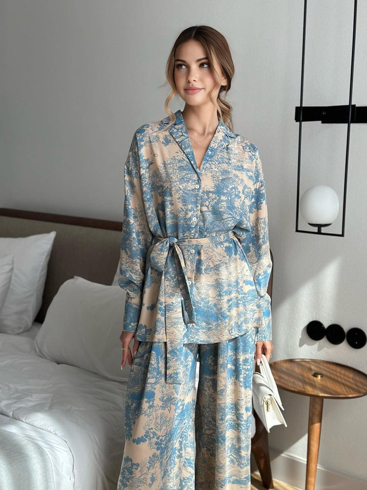 Daphne | Ensemble chic à imprimé floral pour femmes