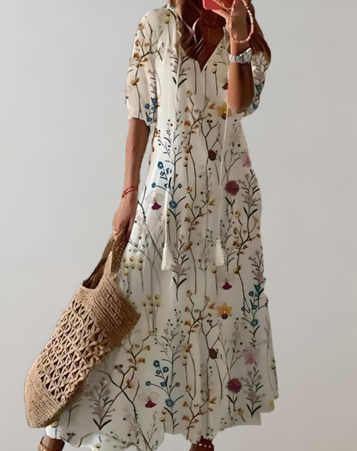Parthenia | Robe longue et décontractée pour femme