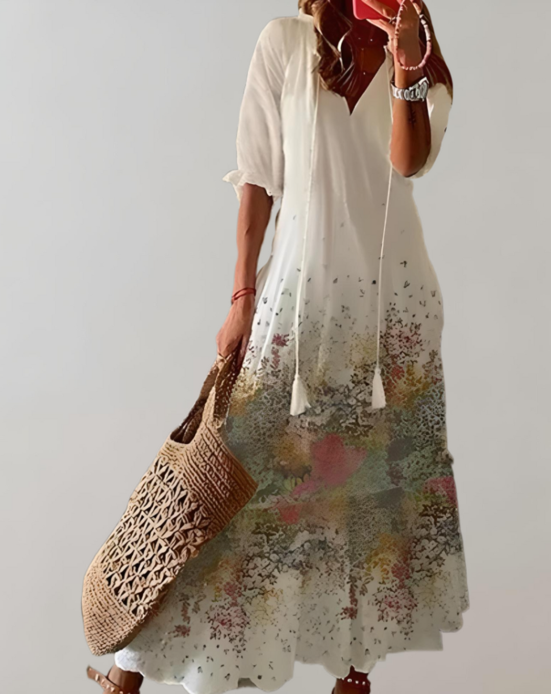 Parthenia | Robe longue et décontractée pour femme