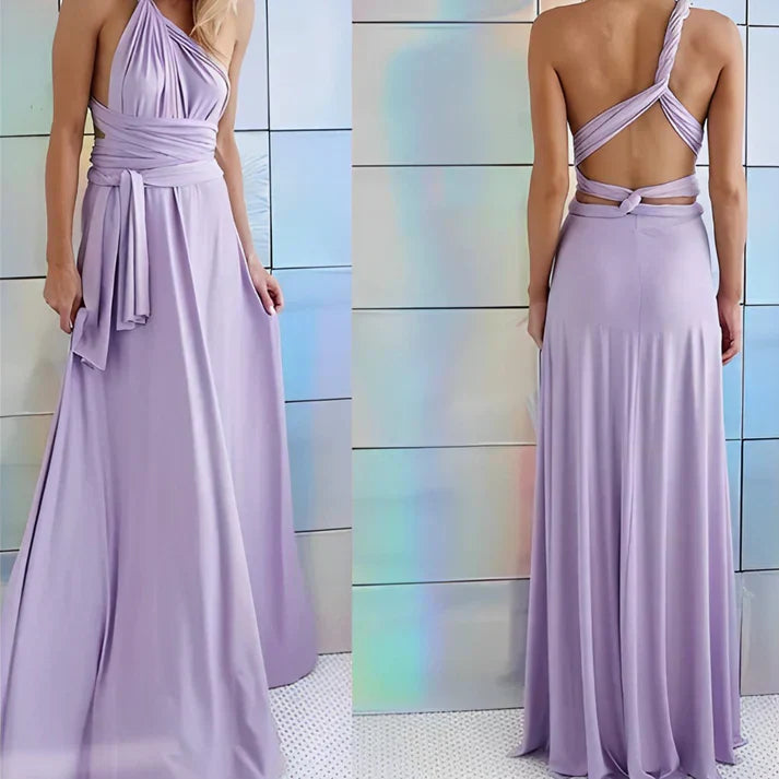 Selma | Robe élégante au look cache-cœur polyvalent