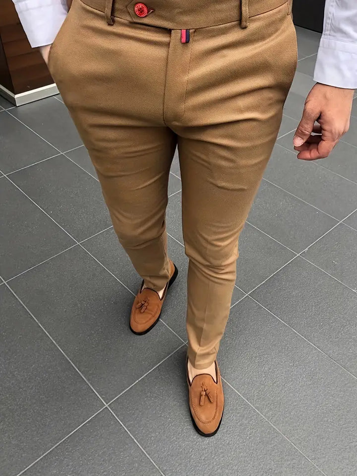 Tahmuras | Pantalon de costume cintré décontracté pour hommes