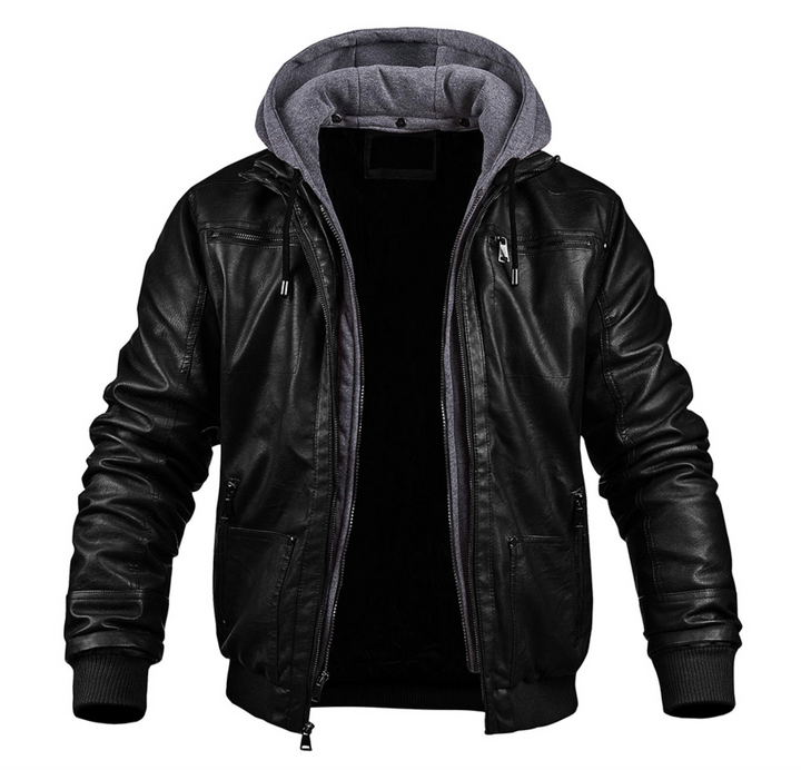 Shantanu | Veste en cuir chaude pour hommes