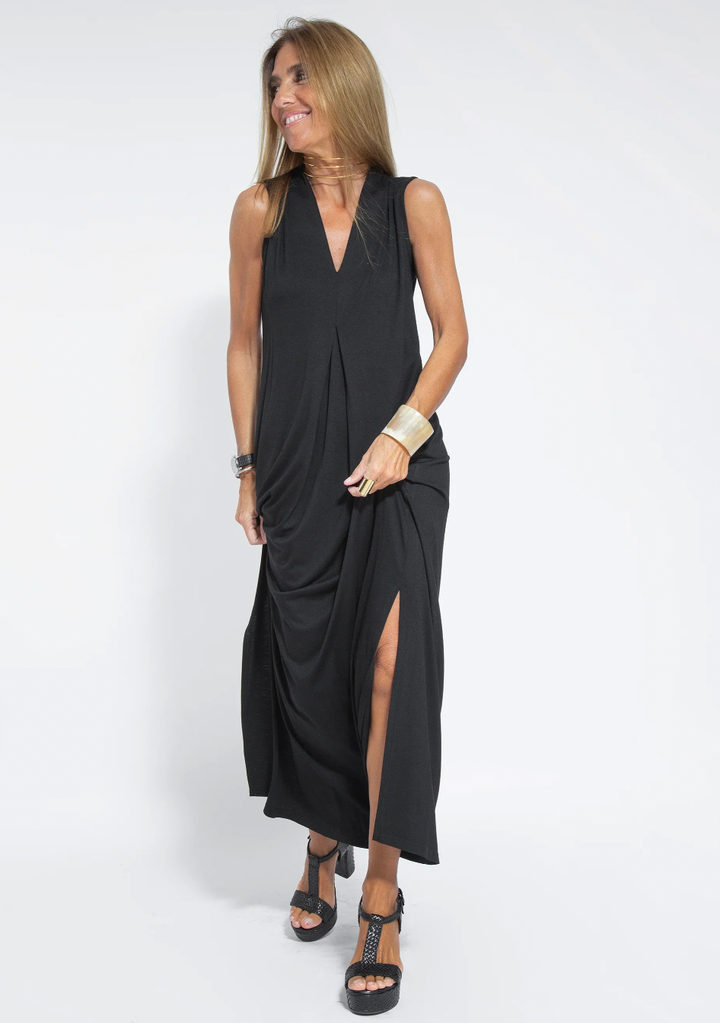 Ensemble robe longue et veste fluide pour femmes - Eva