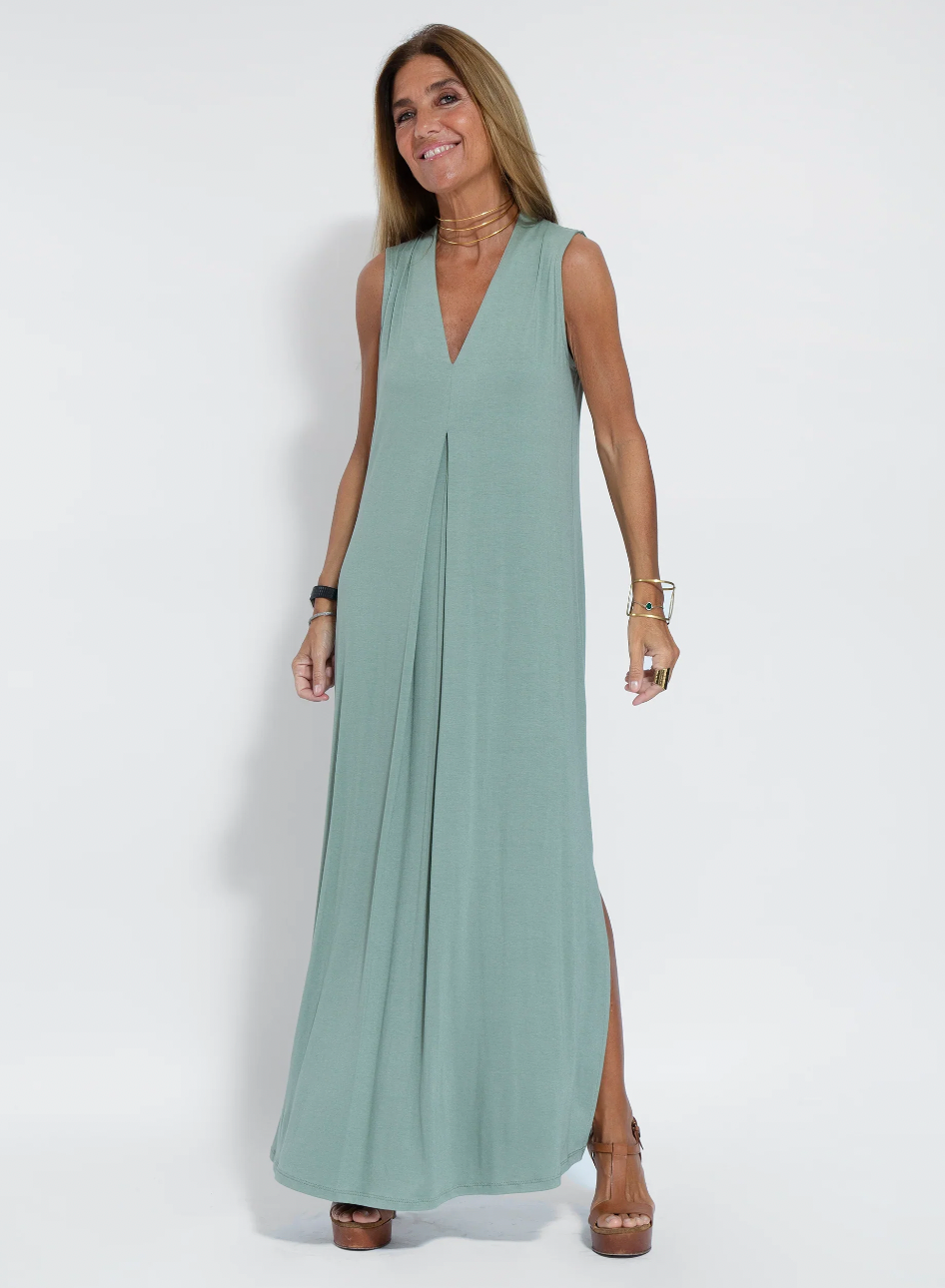 Ensemble robe longue et veste fluide pour femmes - Eva