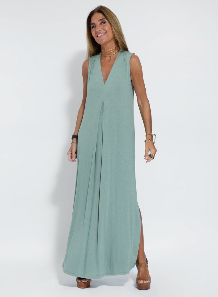 Ensemble robe longue et veste fluide pour femmes - Eva