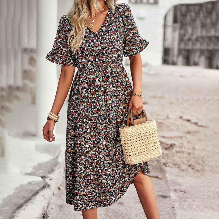 Odeta | Robe d'été fleurie