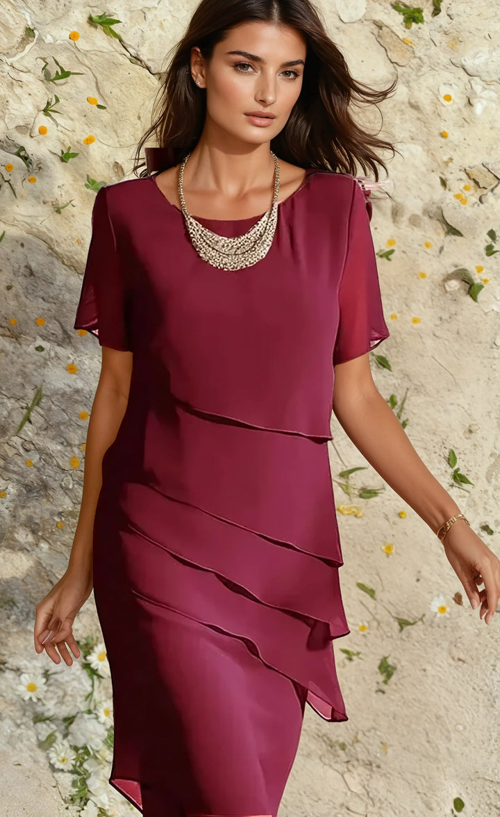 Femme Boheme Midi Robe – Thèma