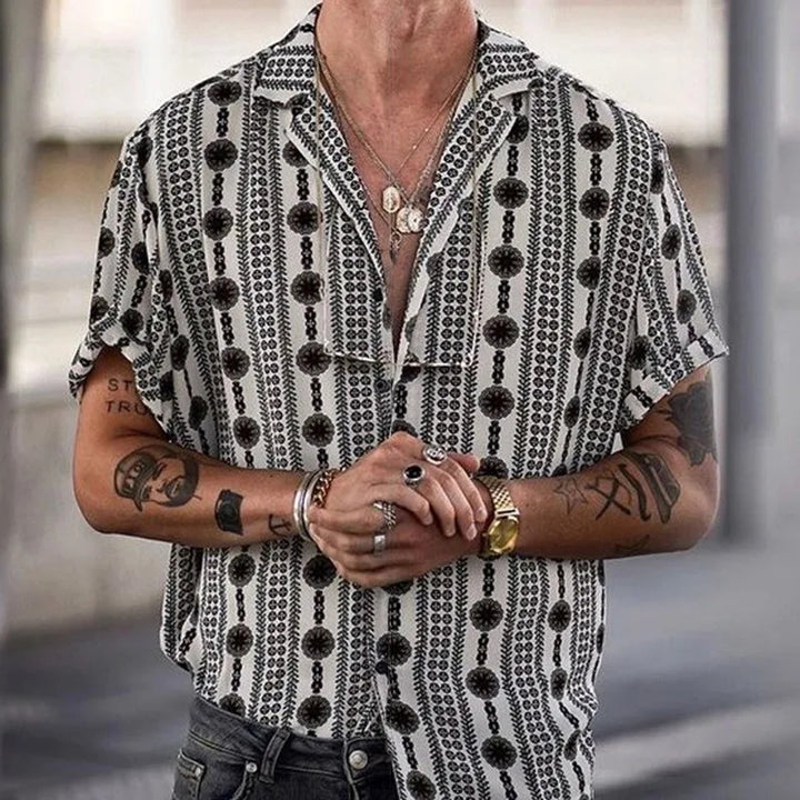 Booth | Élégante chemise ethnique décontractée pour homme