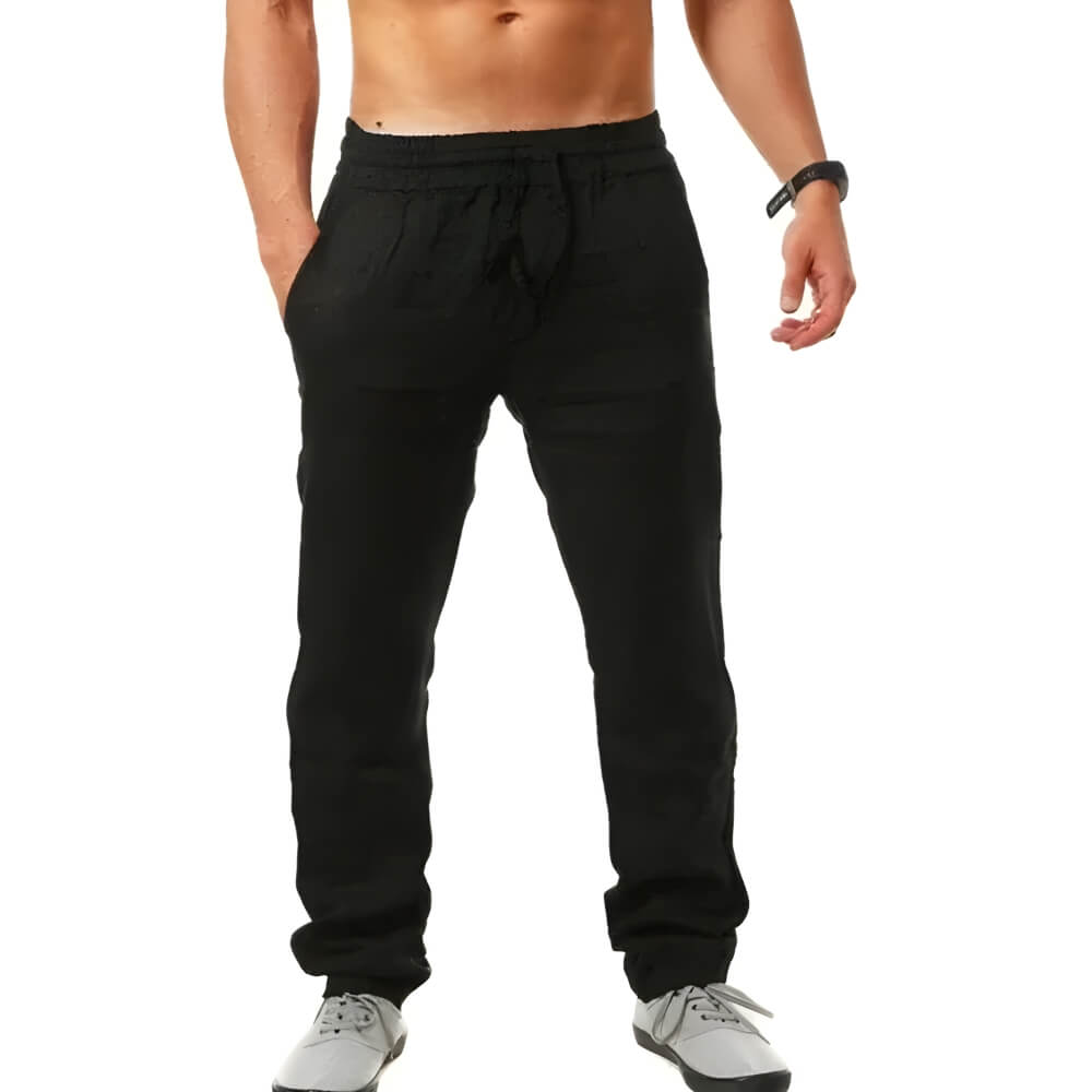 Theodoar | Pantalon en lin décontracté pour hommes