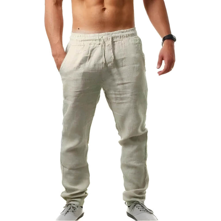 Theodoar | Pantalon en lin décontracté pour hommes