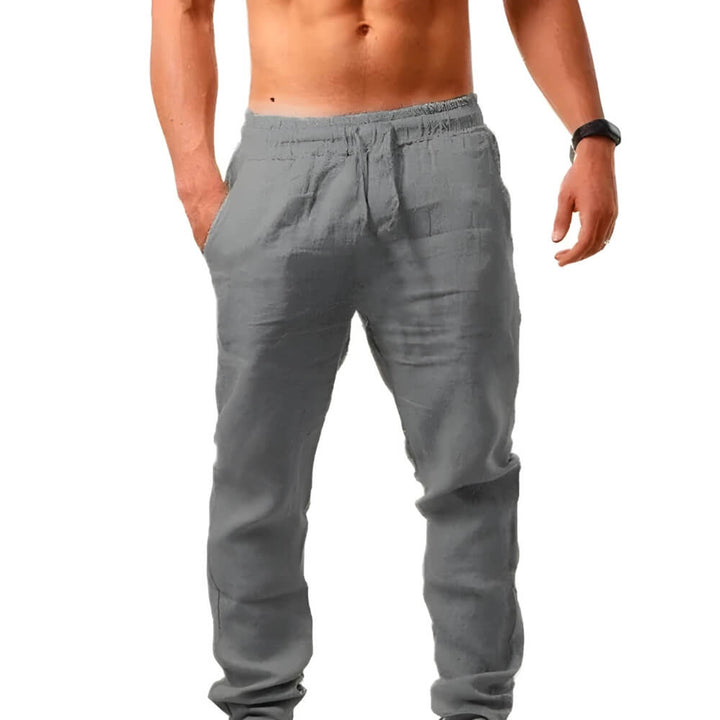 Theodoar | Pantalon en lin décontracté pour hommes