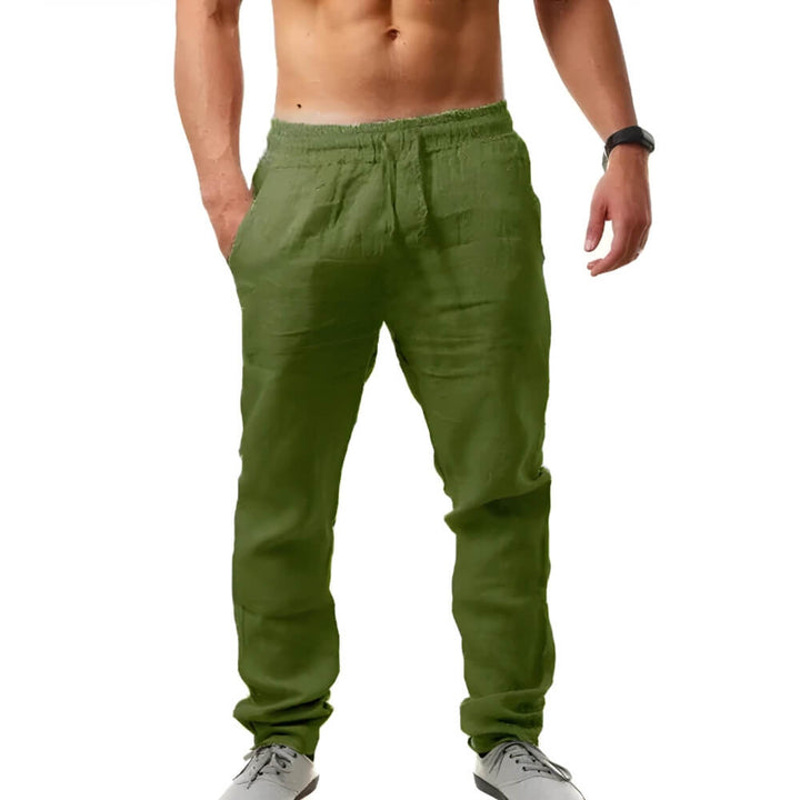 Theodoar | Pantalon en lin décontracté pour hommes