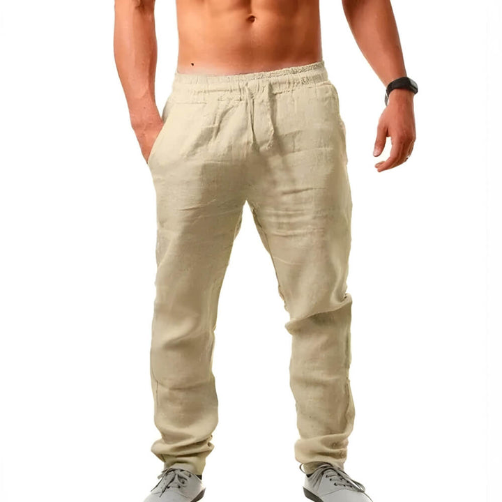 Theodoar | Pantalon en lin décontracté pour hommes