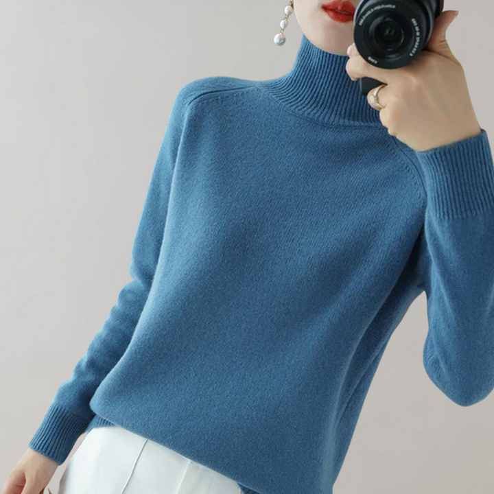 Théma | Pull Col Roulé Élégant pour Femme