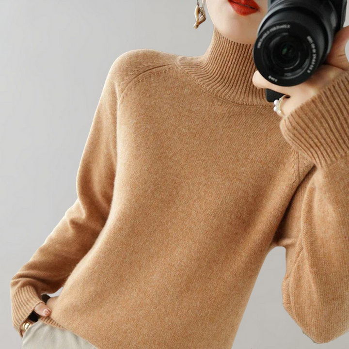 Théma | Pull Col Roulé Élégant pour Femme