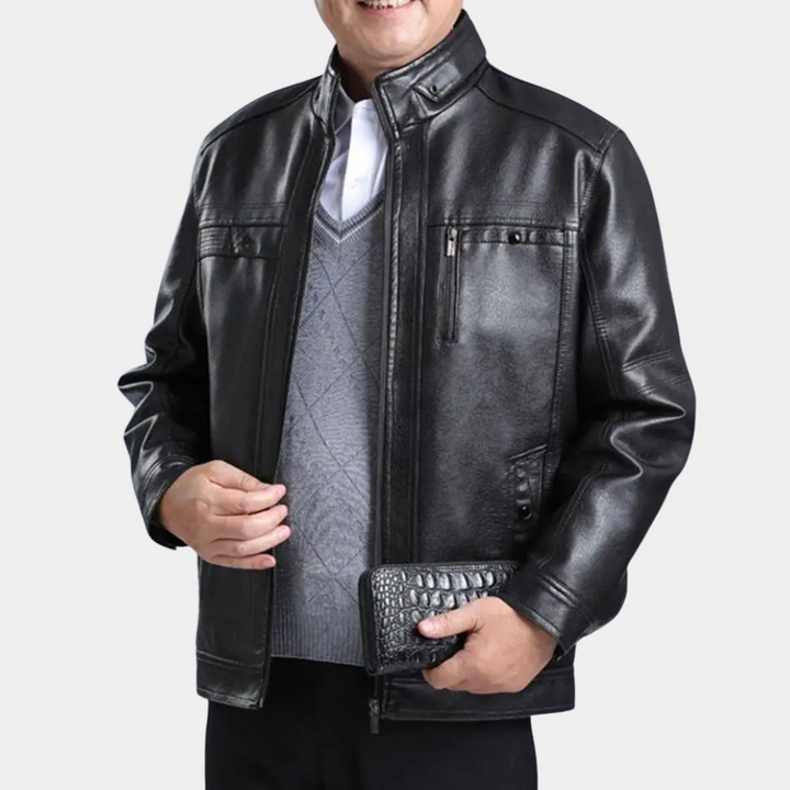 Khan | Veste moderne à col montant homme