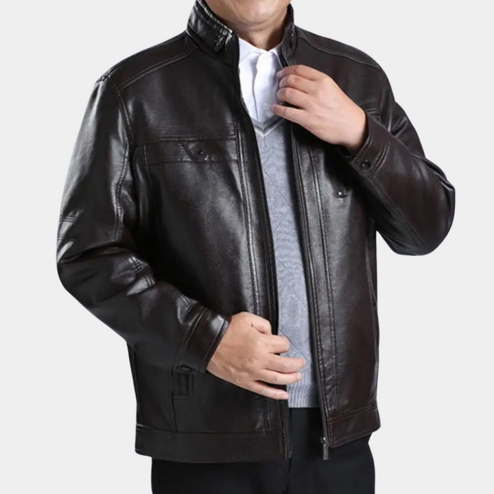 Khan | Veste moderne à col montant homme