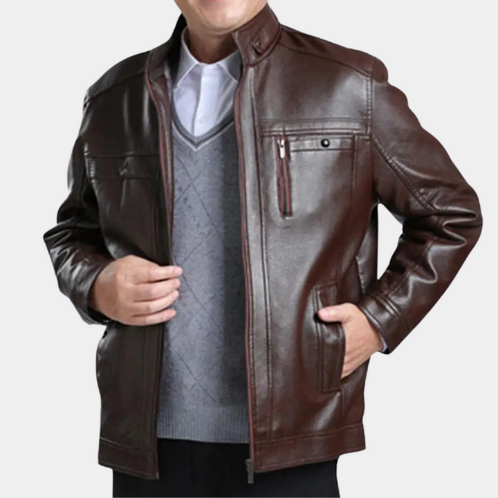 Khan | Veste moderne à col montant homme