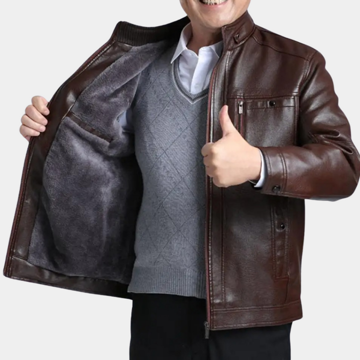 Khan | Veste moderne à col montant homme