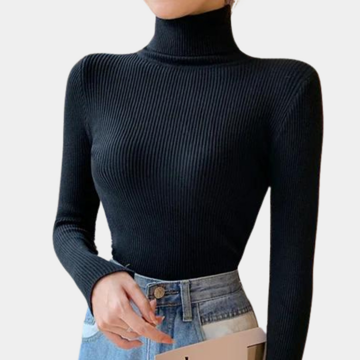 Ursula | Col roulé élégant en maille pour femmes