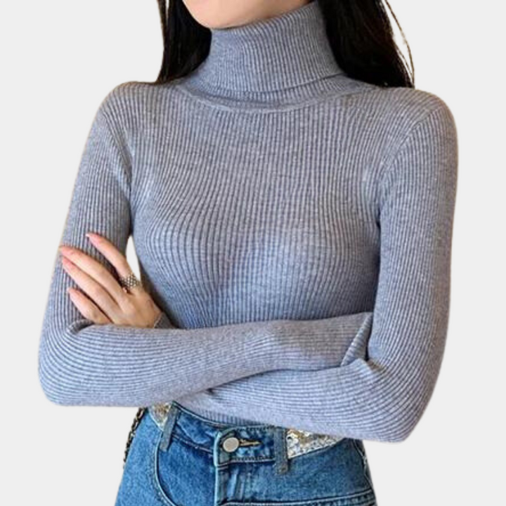 Ursula | Col roulé élégant en maille pour femmes