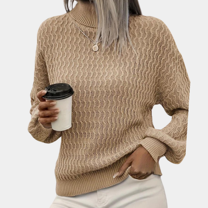 Diana | Pull Col Roulé Classique pour Femmes
