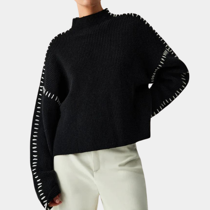 Flower | Pull en maille élégant pour femmes