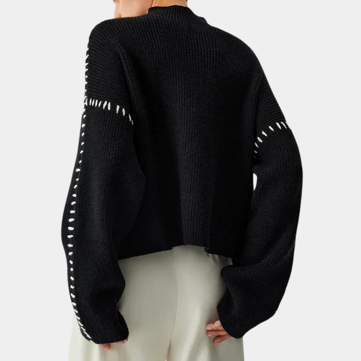 Flower | Pull en maille élégant pour femmes