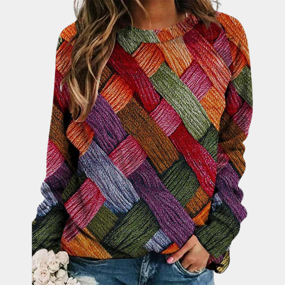 Maryia | Pull coloré décontracté pour femmes